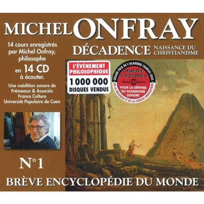 MICHEL ONFRAY - DECADENCE, VOL. 1 - NAISSANCE DU CHRISTIANISME