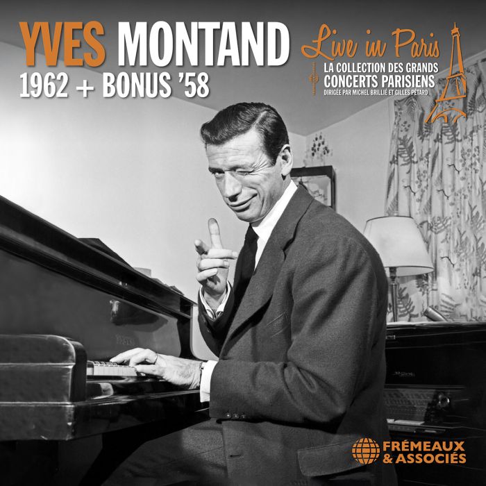 YVES MONTAND - LIVE IN PARIS - 1962 + BONUS 1958