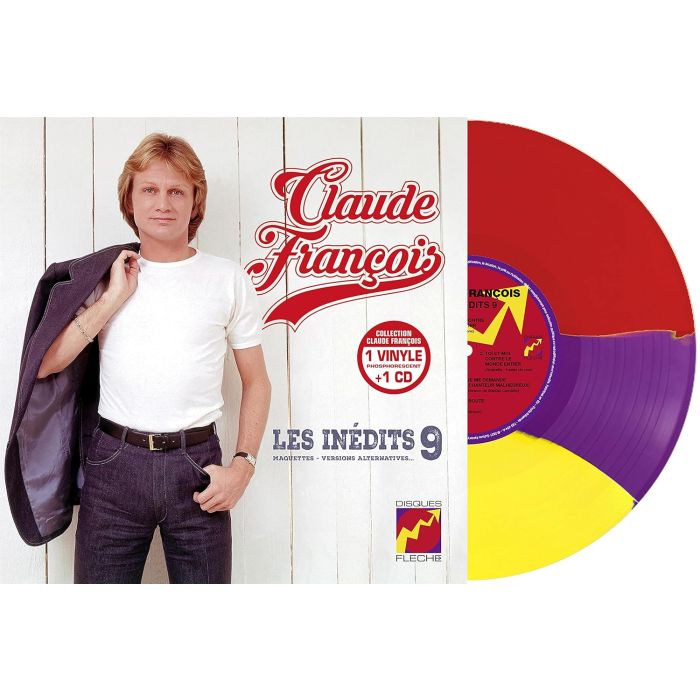 CLAUDE FRANCOIS - LES INEDITS VOL. 09 (RED/YELLOW/PURPLE VINYL)