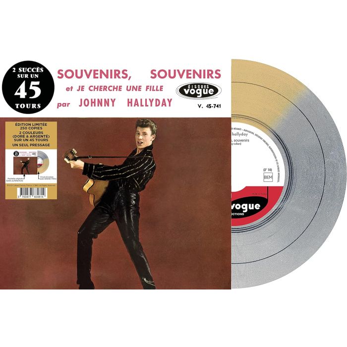 JOHNNY HALLYDAY - EP 2 SUCCES POUR UN 45 TOURS - SOUVENIRS. SOUVENIRS / JE CHERCHE