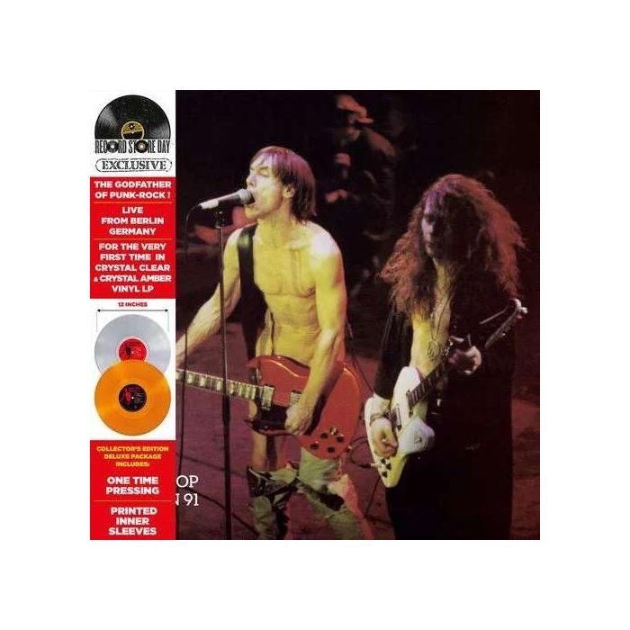 IGGY POP - LIVE IN BERLIN (1991) (2LP/DELUXE/MARBLE NEON VINYL)
