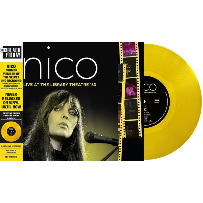 NICO - LIBRAIRY THEATRE '83 (CRYSTAL CLEAR YELLOW TINT VINYL)