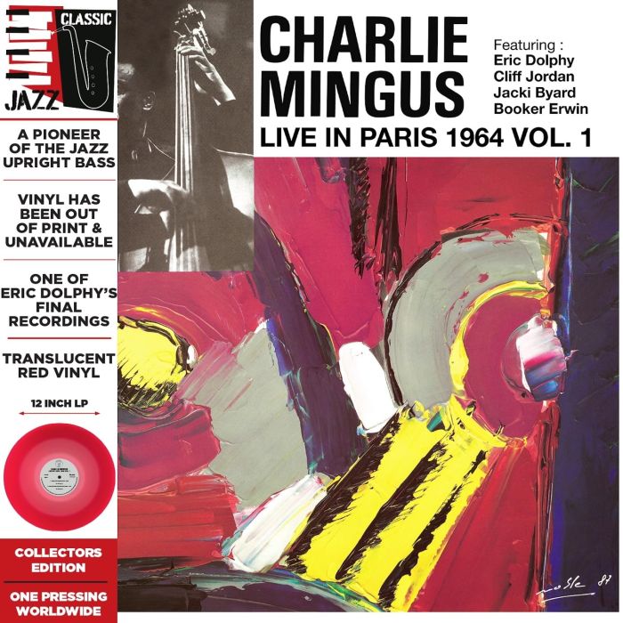 CHARLES MINGUS - LIVE IN PARIS 1964 VOL. 1 (RED VINYL/DELUXE)