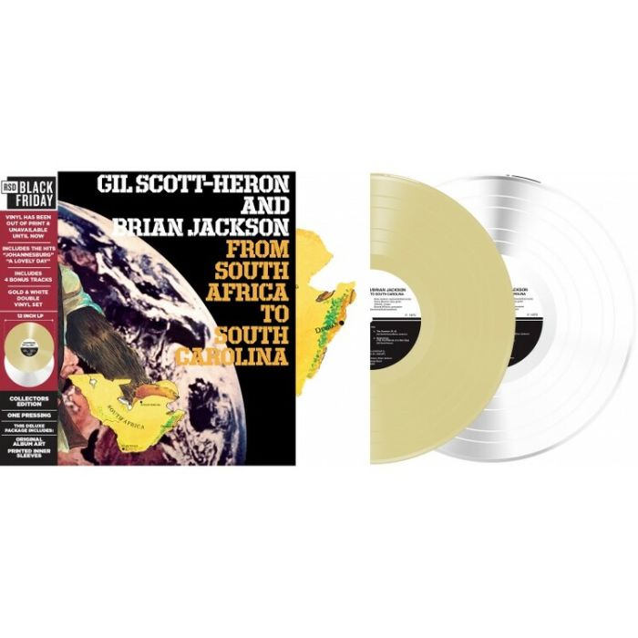 (BF24) Gil Scott-Heron & Brian Jackson - From South Africa to South Carolina (GOLD & WHITE DOUBLE LP)