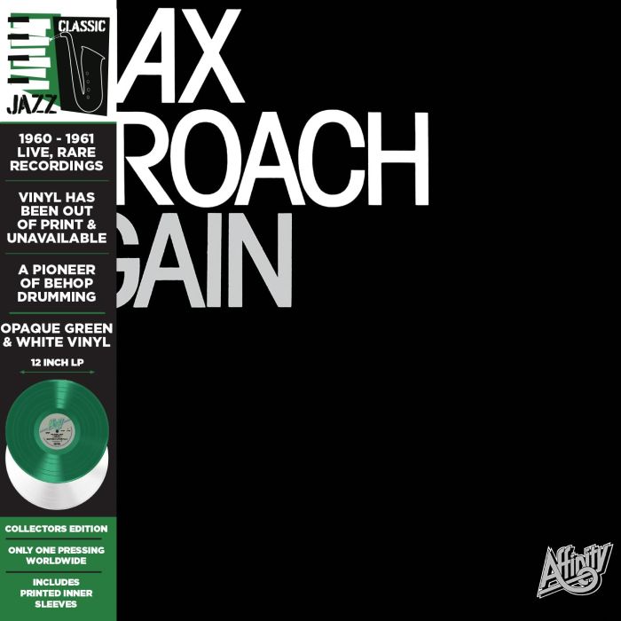 MAX ROACH - AGAIN (GREEN/WHITE VINYL/DELUXE)