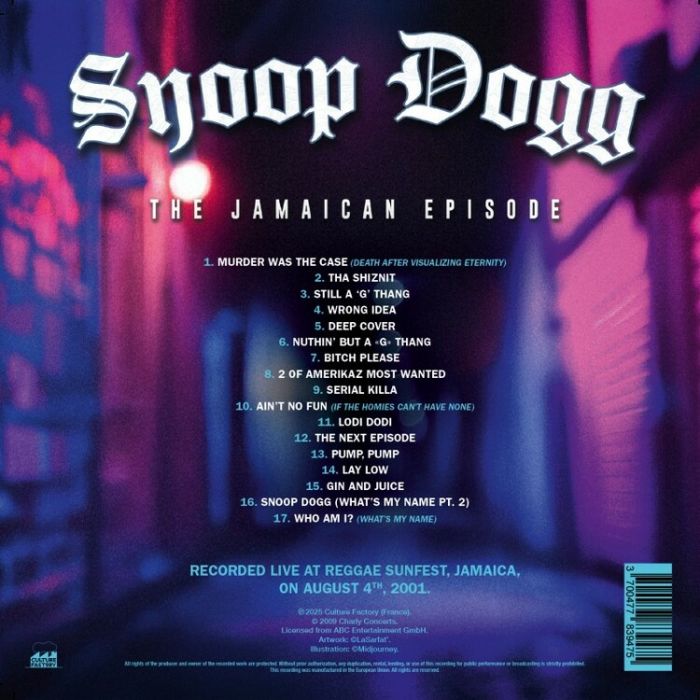 (RSD25) SNOOP DOGG The Jamaican Episode