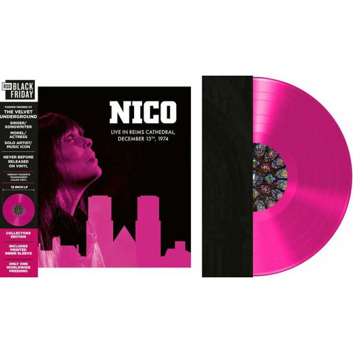 (BF25) NICO - LIVE IN REIMS CATHEDRAL, 1974 (VIBRANT MAGENTA OPAQUE VINYL) (RSD)