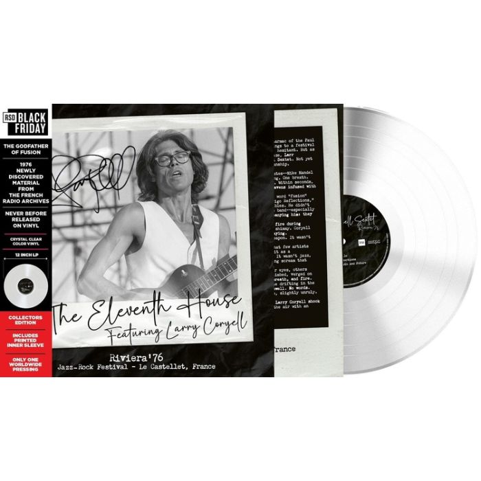 (BF25) CORYELL,LARRY & THE ELEVENTH HOUSE - RIVIERA '76 (CRYSTAL CLEAR VINYL) (RSD)