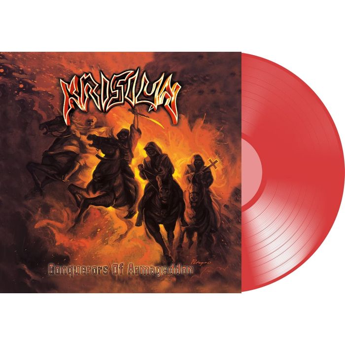 KRISIUN - CONQUERORS OF ARMAGEDDON (TRANSPARENT RED VINYL)
