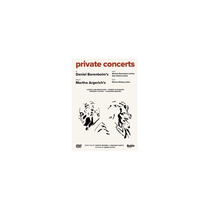 DANIEL; MICHAEL BARENBOIM; KIAN SOLTANI; MARTHA AR BARENBOIM - PRIVATE CONCERTS AT DANIEL BARENBOIM’S & AT MARTHA ARGERICH’S