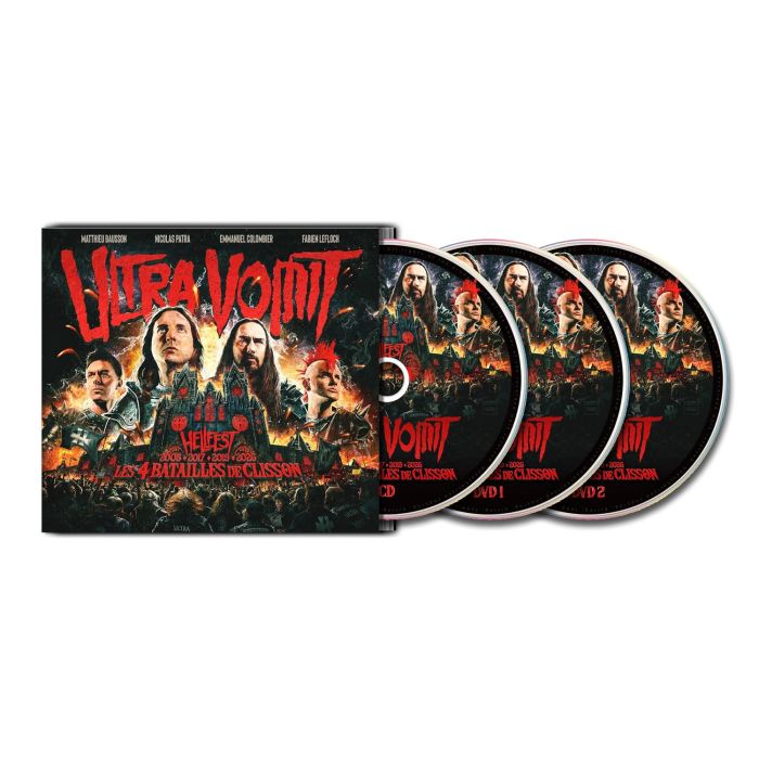[CD/2DVD] ULTRA VOMIT - HELLFEST: LES QUATRE BATAILLES DE CLISSON