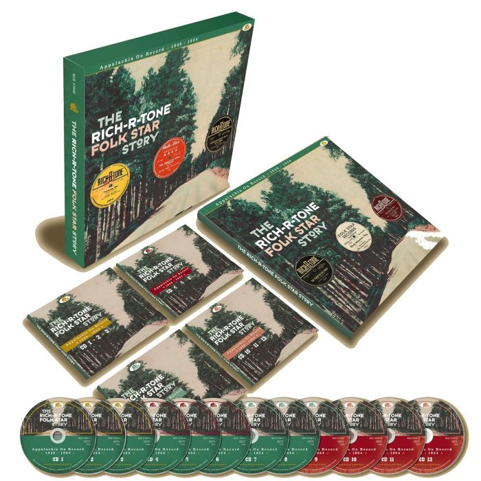 VARIOUS ARTISTS - RICH-R-TONE FOLK STAR STORY: APPALACHIA ON RECORD 1946-1954 (12CD