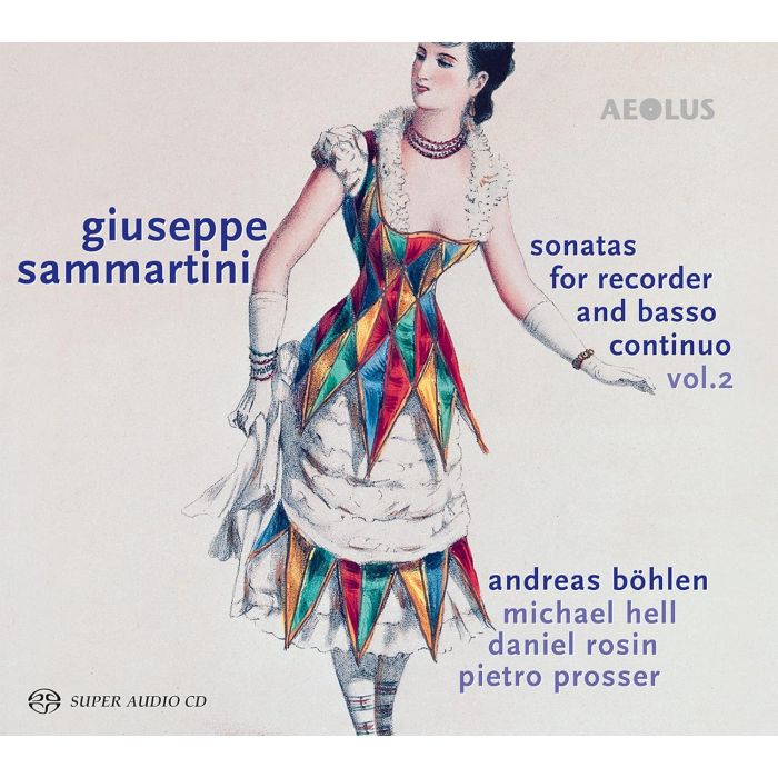 ANDREAS; MICHAEL HELL; DANIEL ROSIN; PIETRO PROSSER BOHLEN - SAMMARTINI: SONATAS FOR RECORDER & BASSO CONTINUO, VOL.2