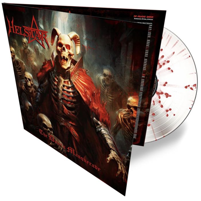 HELSTAR - DEVIL'S MASQUERADE (WHITE & RED SPLATTER VINYL)