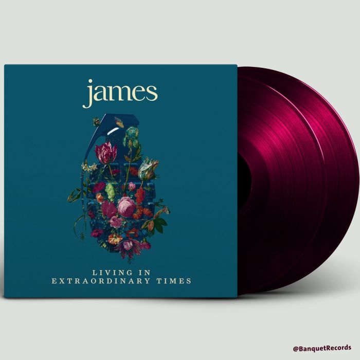 JAMES Living In Extraordinary Times (limited coloured 180g vinyl)