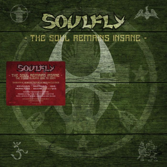 SOULFLY - SOUL REMAINS INSANE: THE STUDIO ALBUMS 1998 TO 2004