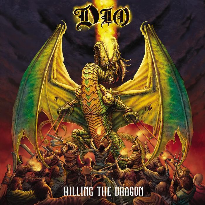 DIO - KILLING THE DRAGON (RED & ORANGE SWIRL VINYL)