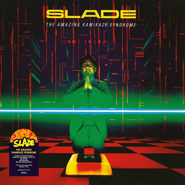 SLADE - AMAZING KAMIKAZE SYNDROME (RED & TRANSPARENT ORANGE SPLATTER VINY