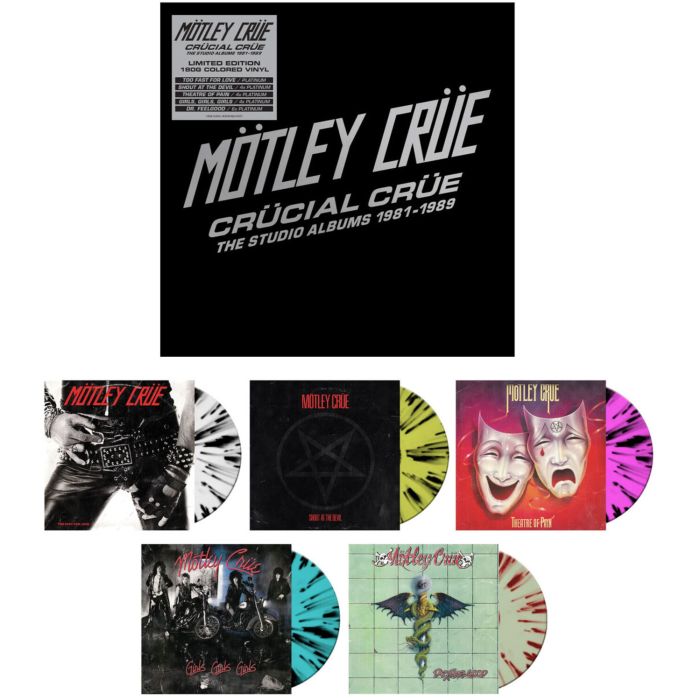 Motley Crue - Crucial Crue - The Studio Albums 1981-1989