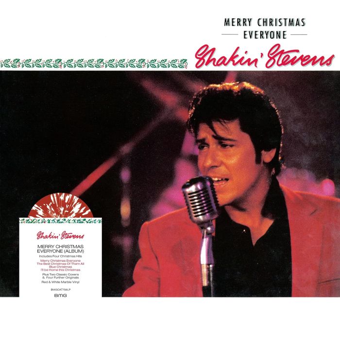 SHAKIN' STEVENS - MERRY CHRISTMAS EVERYONE (RED & WHITE MARBLE VINYL)