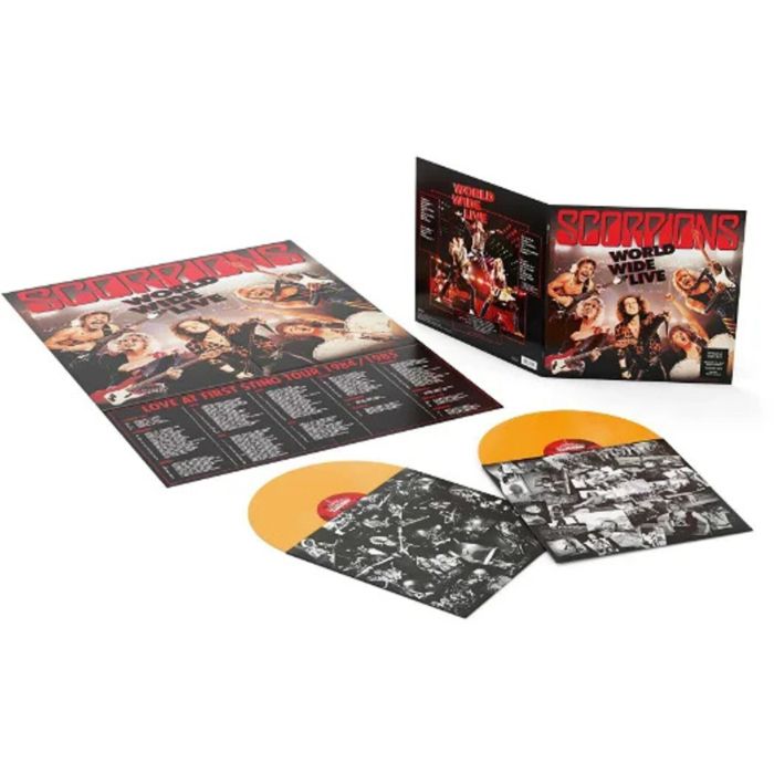 SCORPIONS - WORLD WIDE LIVE (TRANSPARENT ORANGE VINYL)