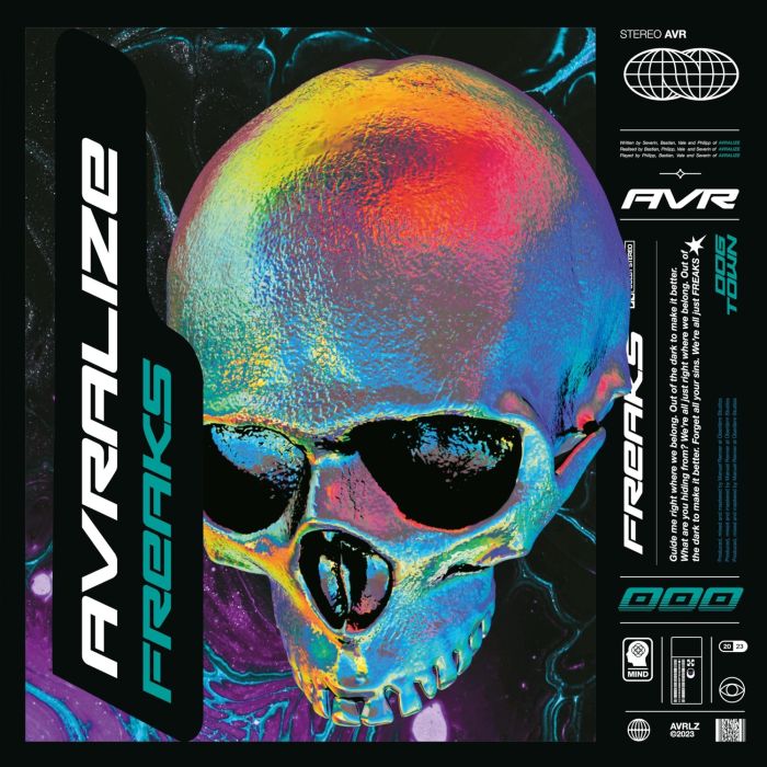 AVRALIZE - FREAKS (TRANSPARENT VIOLET/WHITE MARBLED VINYL)