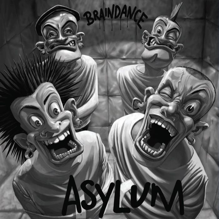 BRAINDANCE - ASYLUM (CLEAR/BLUE/WHITE CROSSED VINYL)