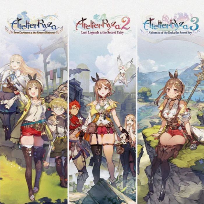 VARIOUS ARTISTS - ATELIER RYZA TRILOGY OST (LEMON, RED & LIGHT BLUE VINYL)