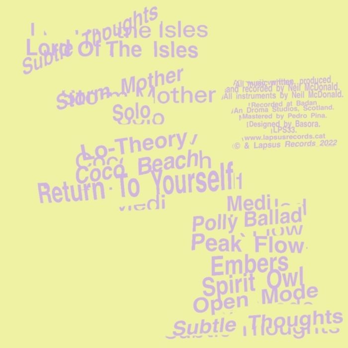 LORD OF THE ISLES - SUBTLE THOUGHTS (SPLATTER VINYL)