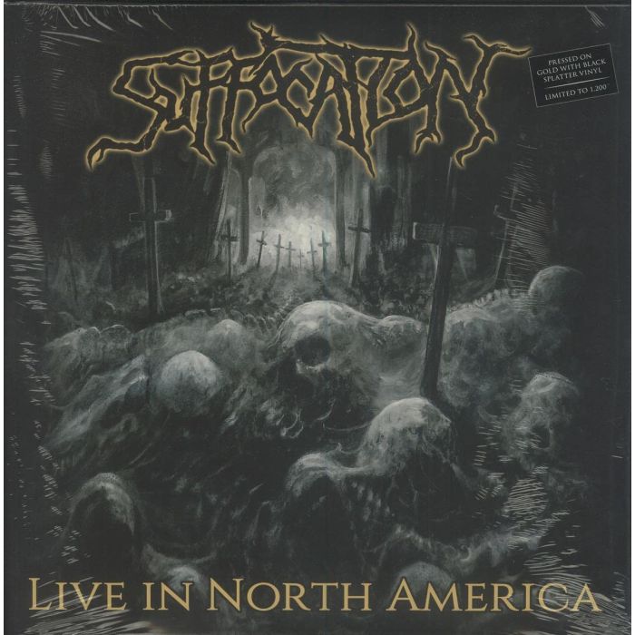 SUFFOCATION - LIVE IN NORTH AMERICA (GOLD & BLACK SPLATTER VINYL)