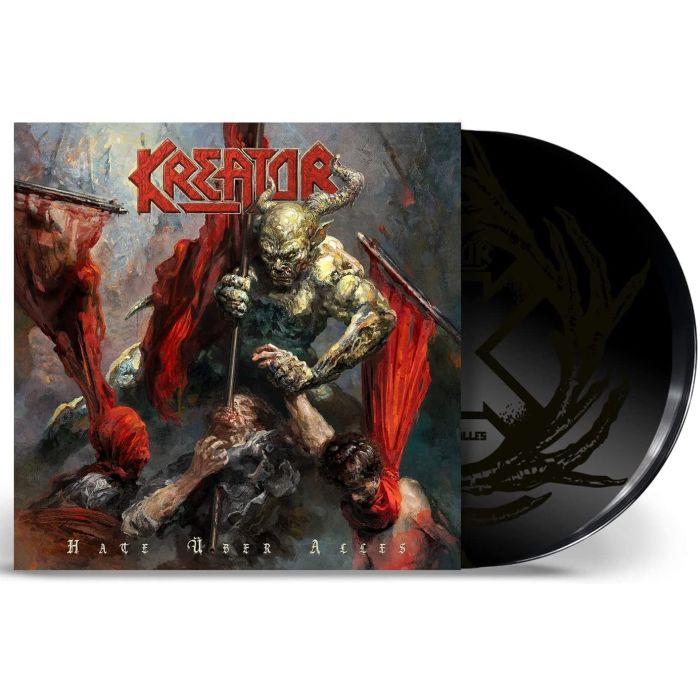 KREATOR - HATE UBER ALLES (TRIFOLD, DOUBLE BLACK W/ETCHING)