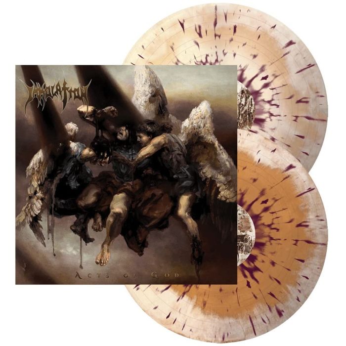IMMOLATION - ACTS OF GOD (BONE & BEER W/VIOLET SPLATTER)