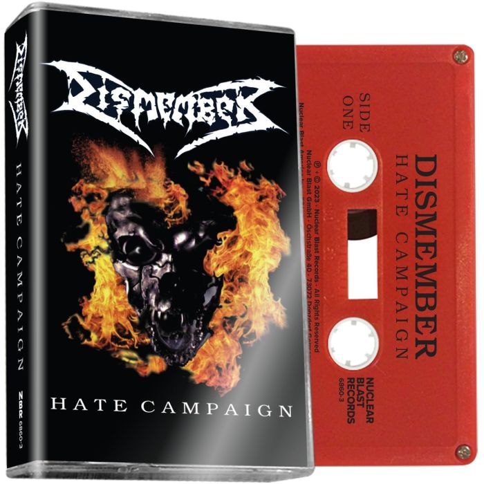 DISMEMBER - HATE CAMPAIGN (RED CASSETTE/REISSUE)