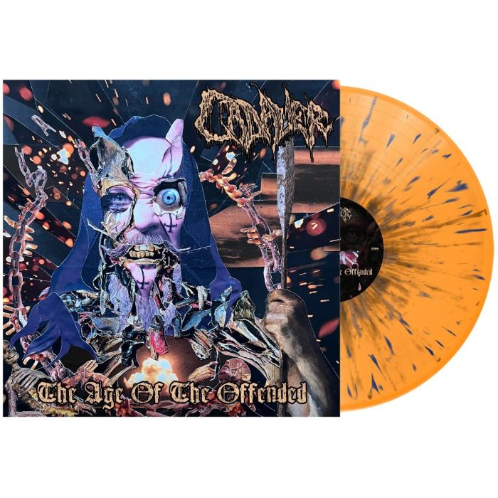 CADAVER - AGE OF THE OFFENDED (ORANGE SILVER & BLUE VINYL)