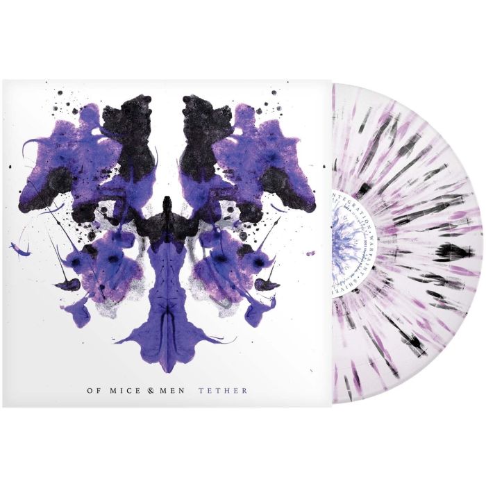 OF MICE & MEN - TETHER (WHITE/PURPLE/BLACK SPLATTER VINYL)