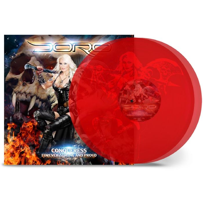 DORO - CONQUERESS - FOREVER STRONG & PROUD (CLEAR/RED VINYL)