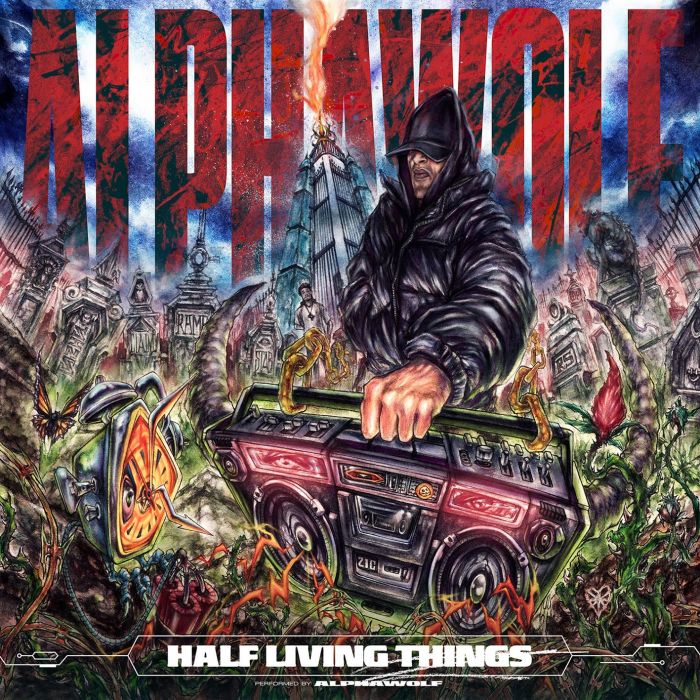 ALPHA WOLF - HALF LIVING THINGS (CLOUDY RED CLEAR VINYL)