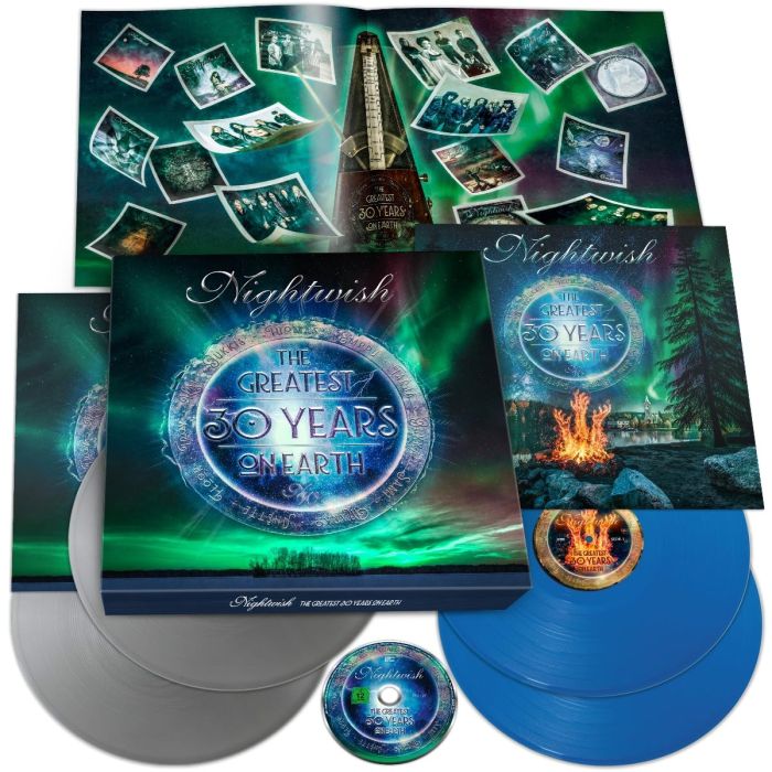 NIGHTWISH - GREATEST 30 YEARS ON EARTH (SILVER & BLUE VINYL)