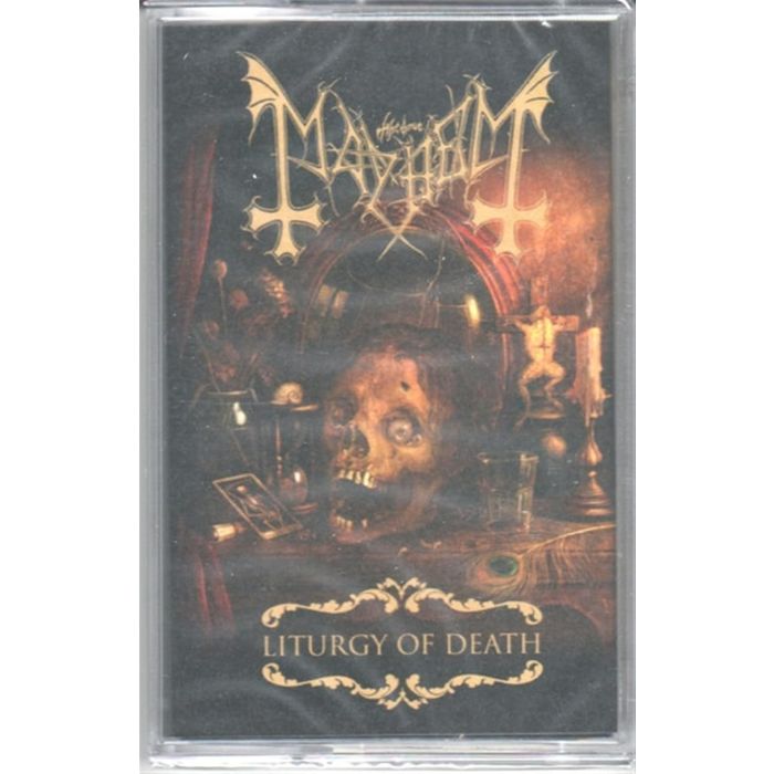 MAYHEM - LITURGY OF DEATH (GOLD CASSETTE )