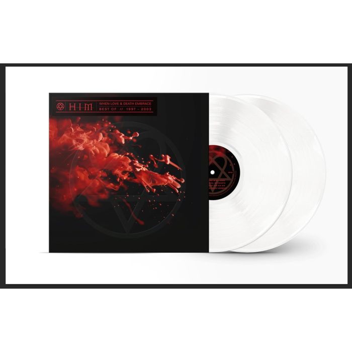 HIM - WHEN LOVE & DEATH EMBRACE (WHITE VINYL)