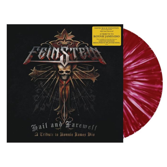 DAVID ROCK FEINSTEIN - HAIL & FAREWELL (RED/BLACK SPLATTER VINYL)