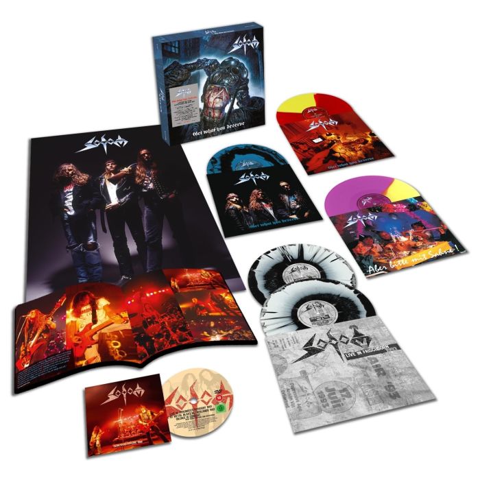 [5LP/DVD] SODOM - GET WHAT YOU DESERVE (EXPANDED EDITION) (SUPER DELUXE)
