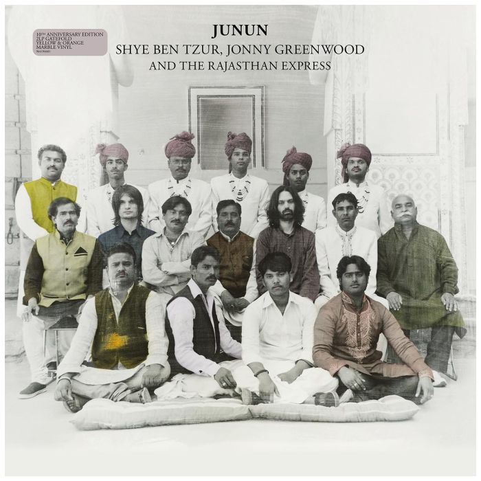 BEN-TZUR,SHYE & JONNY GREENWOOD & THE RAJASTHAN EXPRESS - JUNJUN (YELLOW/ORANGE MARBLE VINYL)