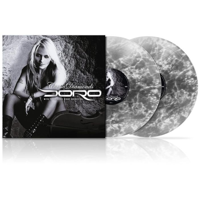 DORO - CLASSIC DIAMONDS (BLACK/WHITE MARBLED VINYL)