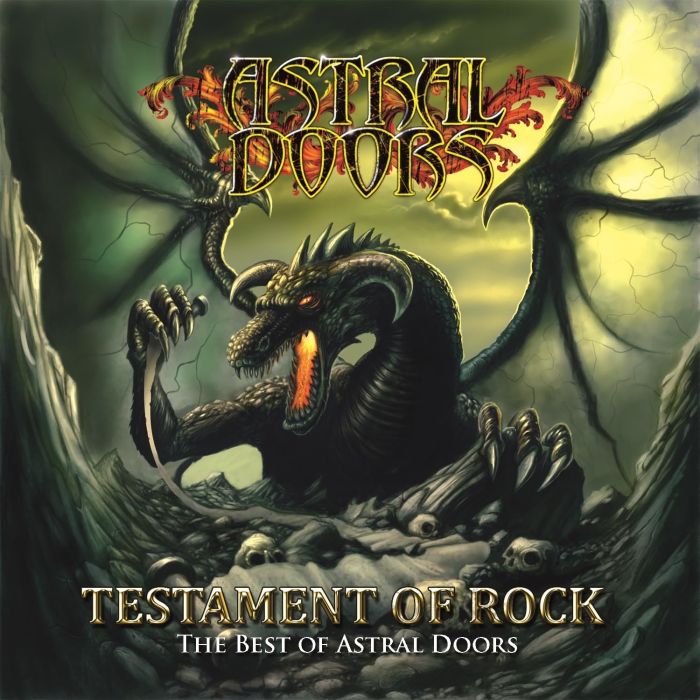 ASTRAL DOORS - TESTAMENT OF ROCK - THE BEST OF ASTRAL DOORS (COLOR VINYL)