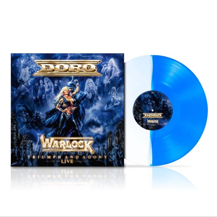DORO - WARLOCK - TRIUMPH & AGONY LIVE (BLUE VINYL/REISSUE)