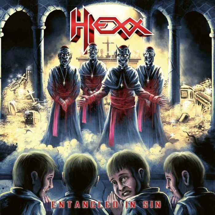 HEXX - ENTANGLED IN SIN (RED VINYL/IMPORT)