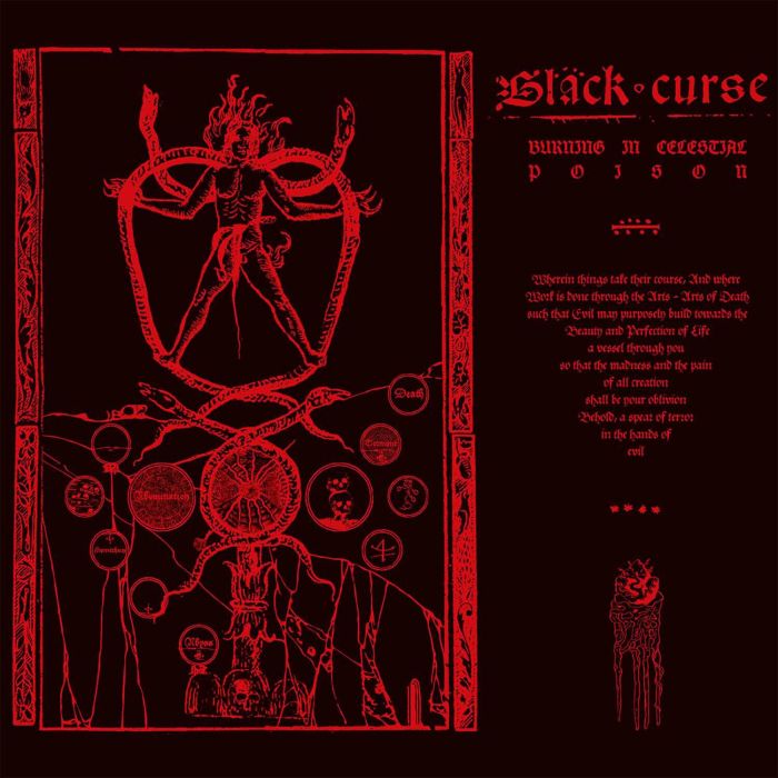 BLACK CURSE - BURNING IN CELESTIAL POISON