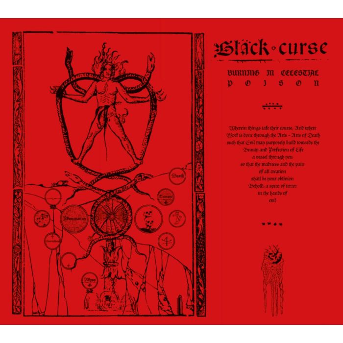 BLACK CURSE - BURNING IN CELESTIAL POISON (DIGIPAK)