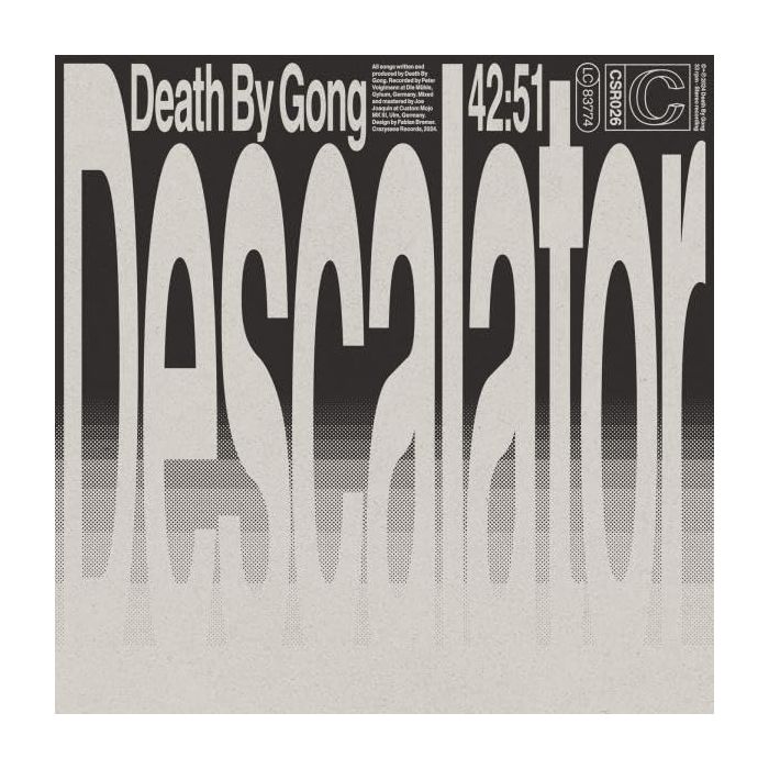 DEATH BY GONG - DESCALATOR